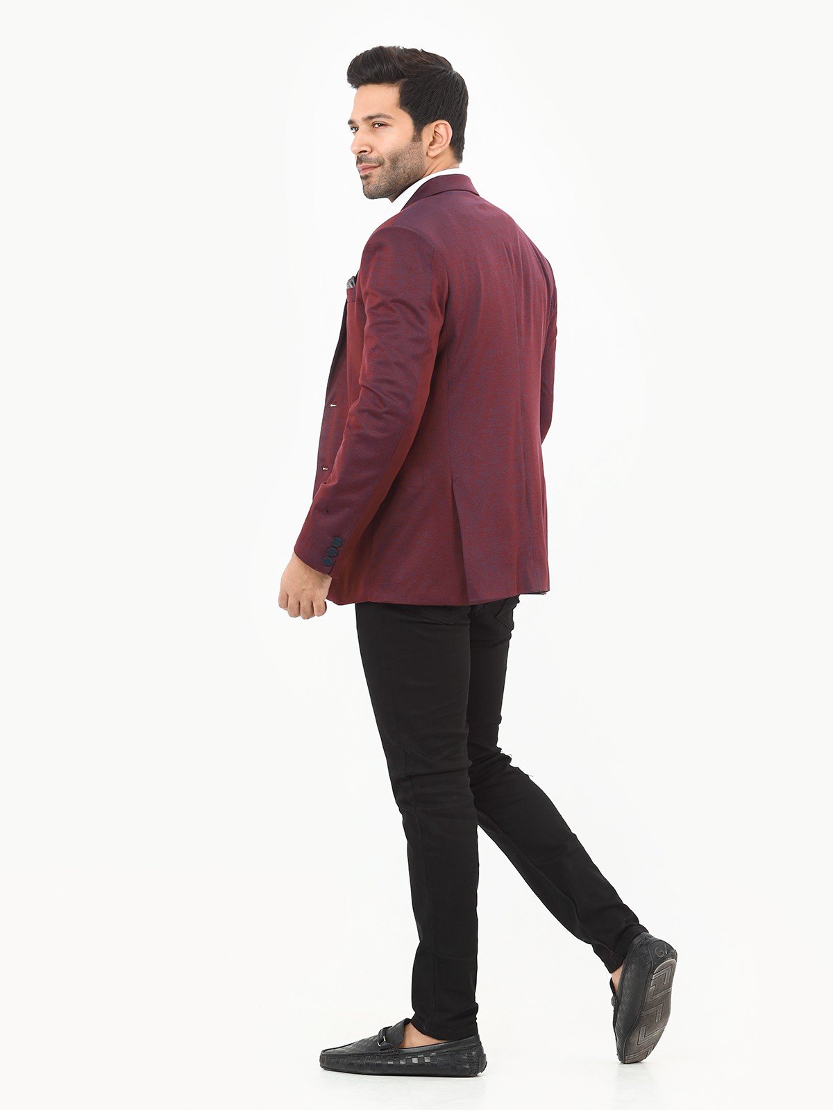 XAYWEAR Dual-Glow Magenta Blazer