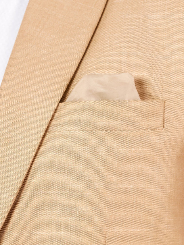 XAYWEAR Men's Camel Textured Blazer