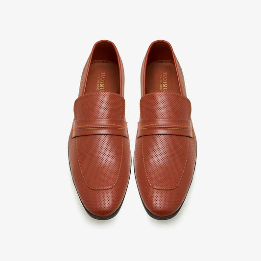 XAYWEAR Men's Tan Classic Formals Shoes