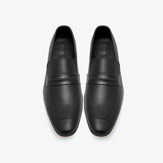 XAYWEAR Men's Black Elite Formals Shoes