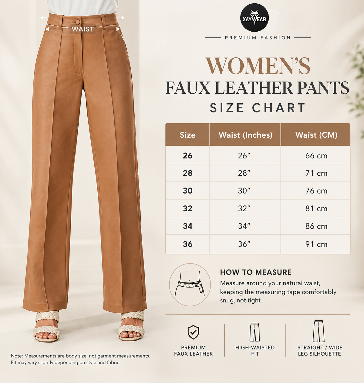 XAYWEAR Sage Green Tapered Leg Trousers