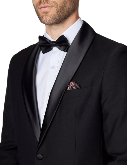 XAYWEAR Formal and Classic Black Tuxedo For Men