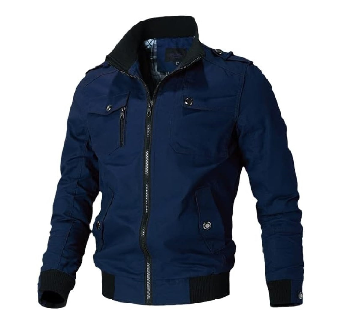 XAYWEAR Trendy Bomber Jacket for Men - Stylish & Versatile
