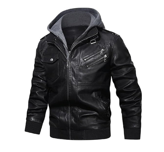 XAYWEAR Hooded Bomber Jacket for Men - Stylish Comfort
