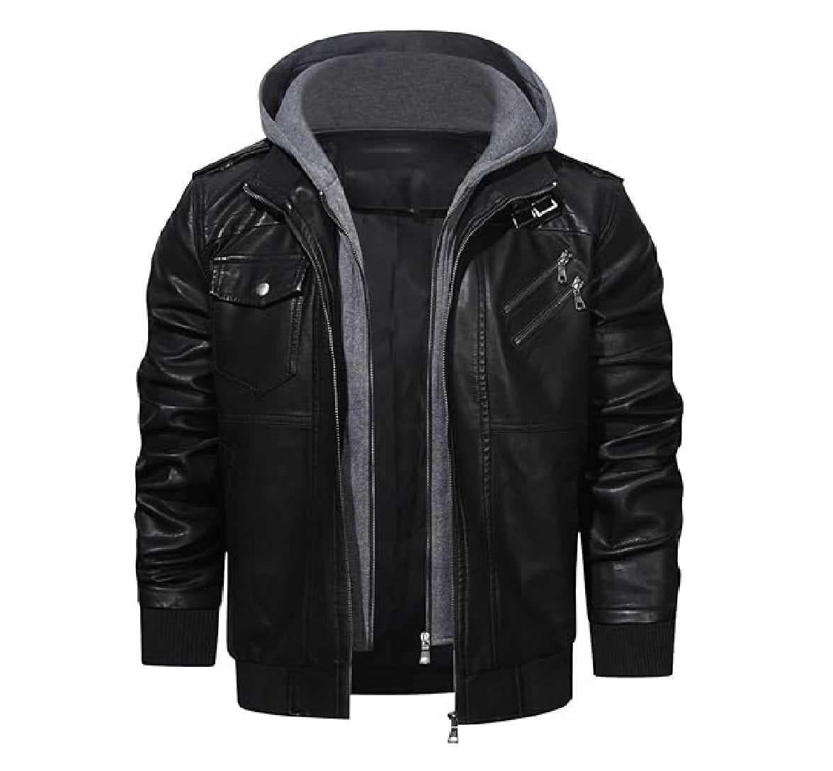 XAYWEAR Hooded Bomber Jacket for Men - Stylish Comfort