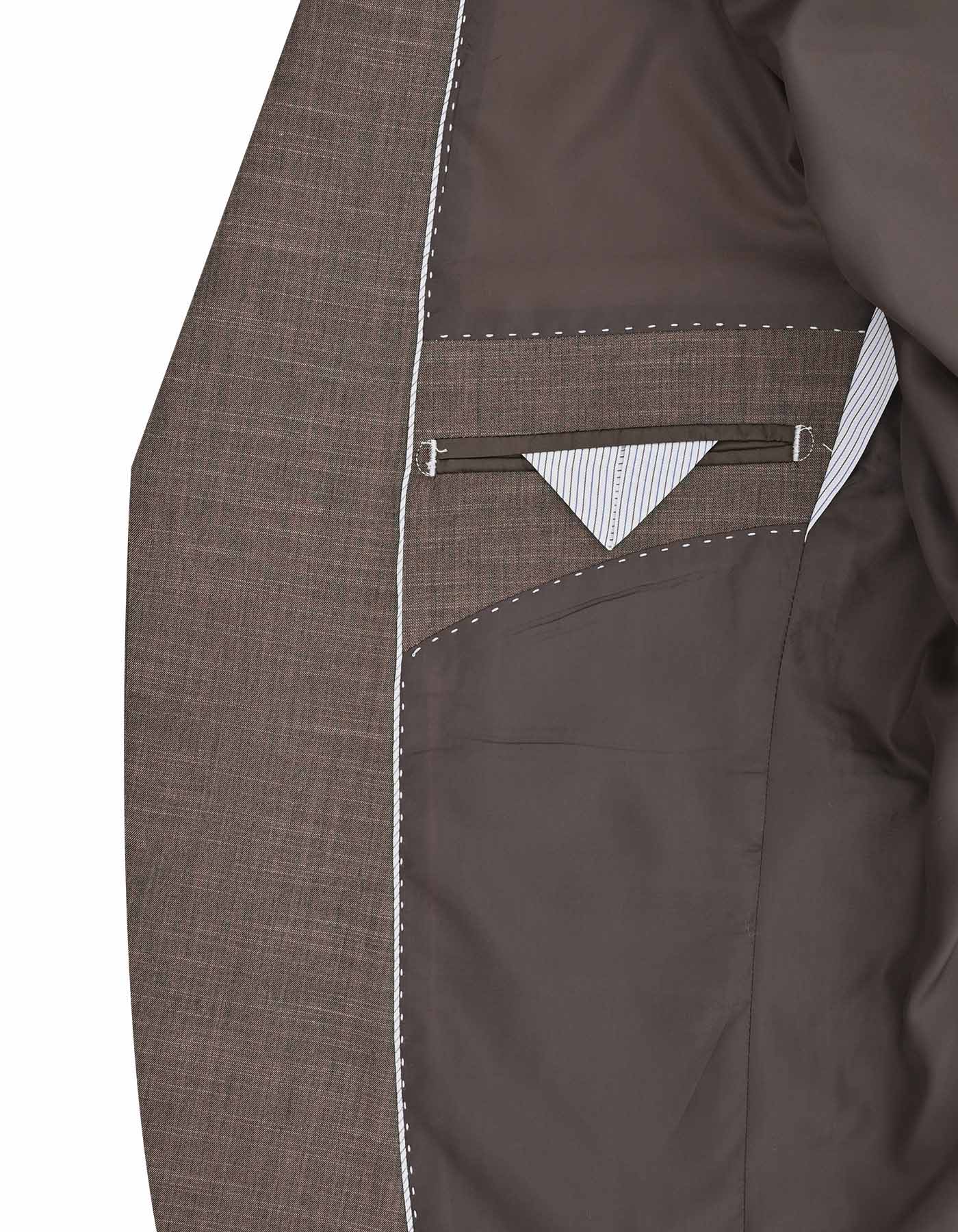 XAYWEAR formal wear suit for men showing detailed inner lining and stitched pockets