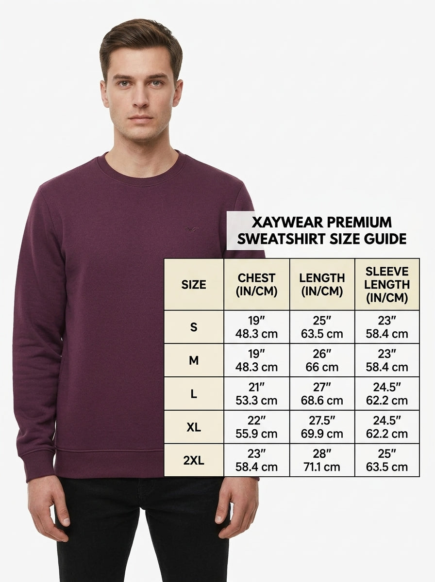 XAYWEAR Eternity Premium Men's Logo Sweat Shirt