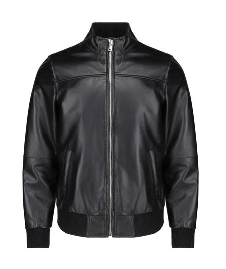 XAYWEAR Black Leather Jacket Men - Stylish & Durable