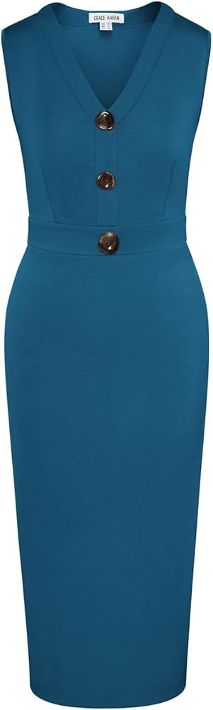 XAYWEAR Sleeveless Fitted Midi Dress for Stylish Looks - XAYWEAR