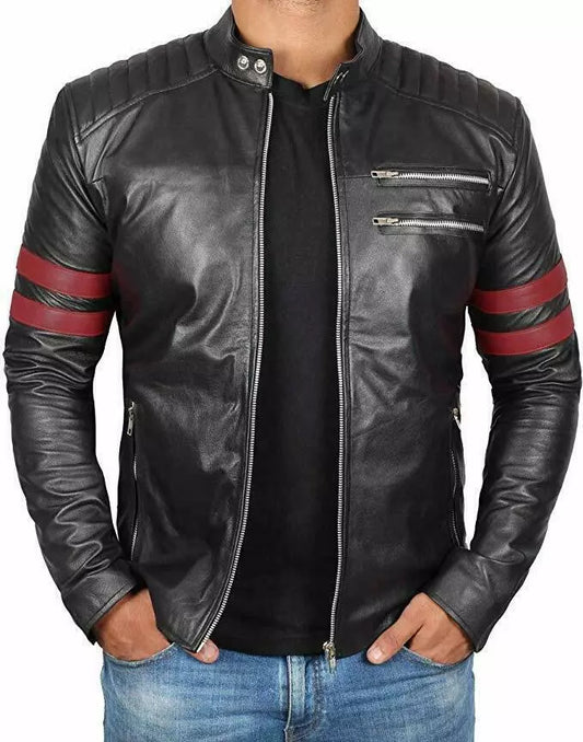 XAYWEAR XR02 Leather Jacket for Stylish Bikers