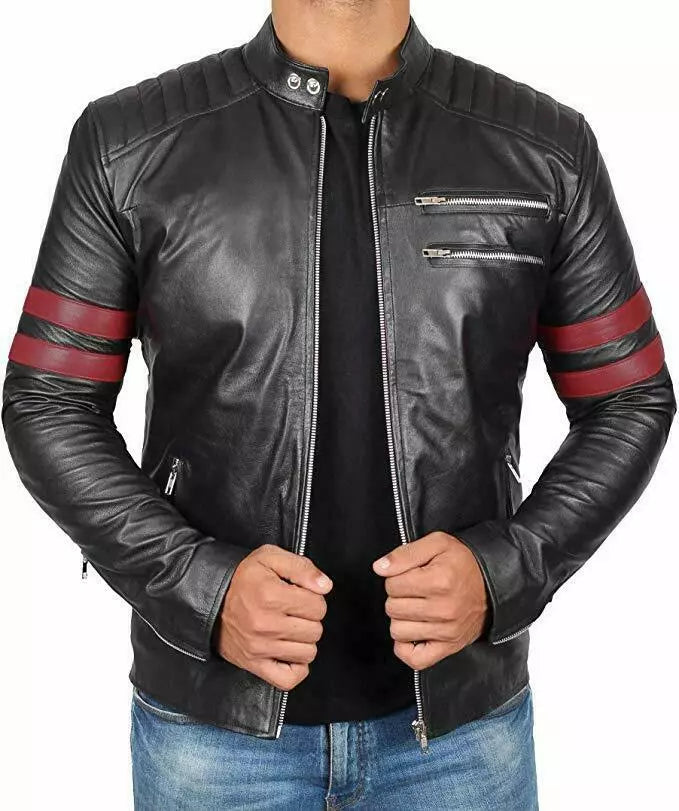 XAYWEAR XR02 Leather Jacket for Stylish Bikers