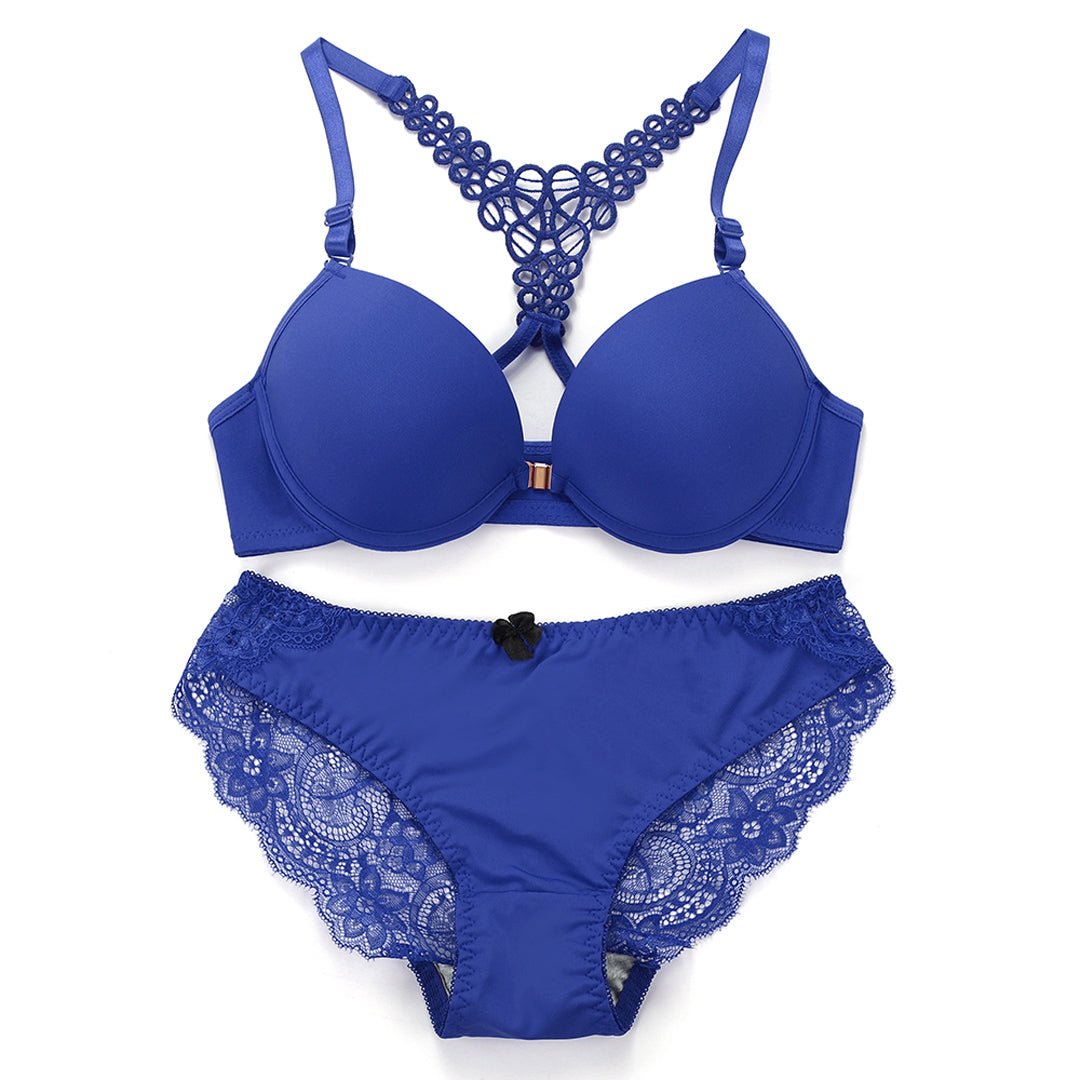 XAYWEAR Double Padded Butterfly Bra Panty Set