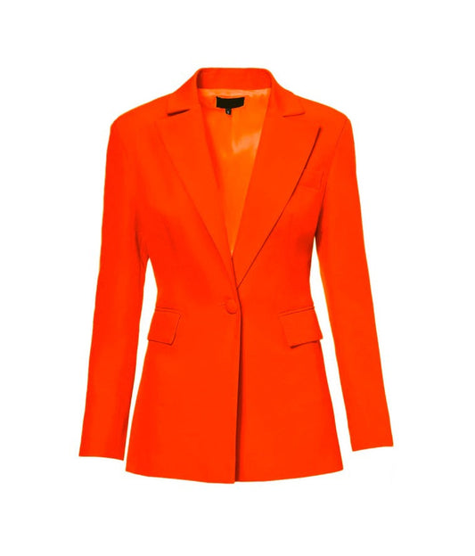 XAYWEAR Elegant Orange Suit for Women - Stylish Fit