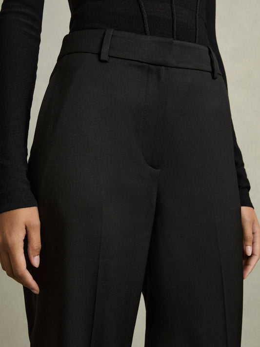 XAYWEAR black women's pants with belt loops and tailored fit for a sleek look