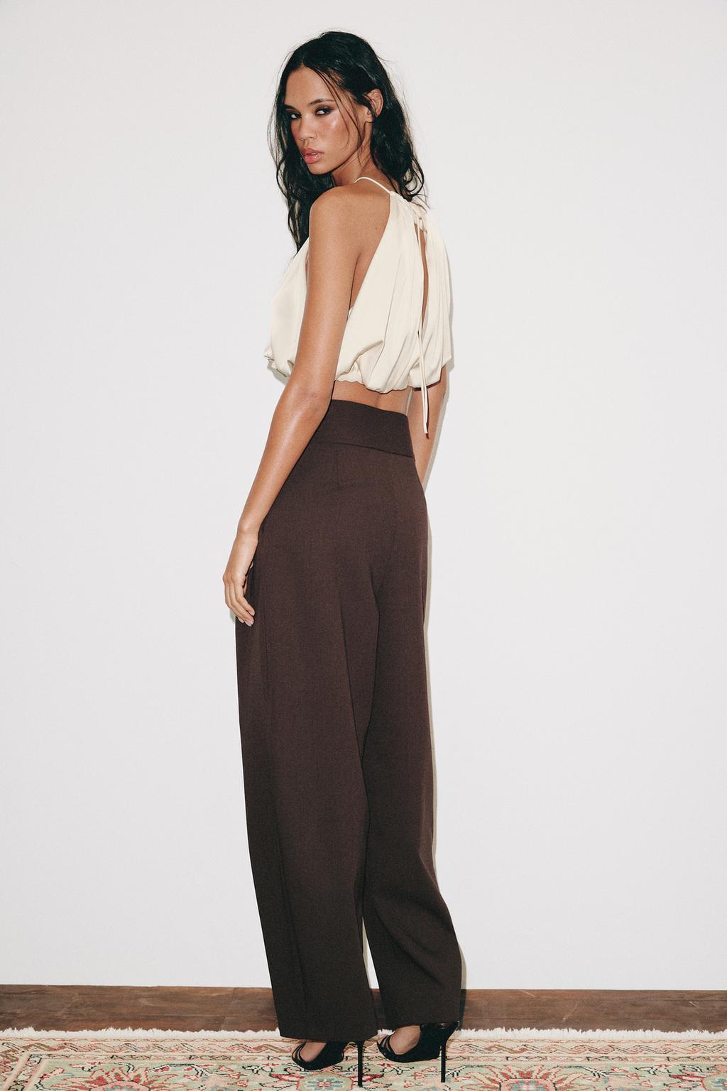 XAYWEAR BALLOON PLISSED TROUSERS