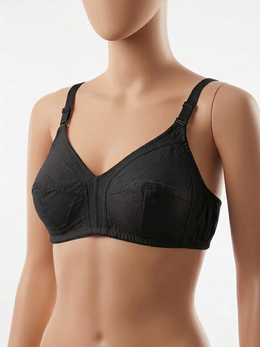 XAYWEAR Premium Cotton Non-Wired Bra – Pack of 5