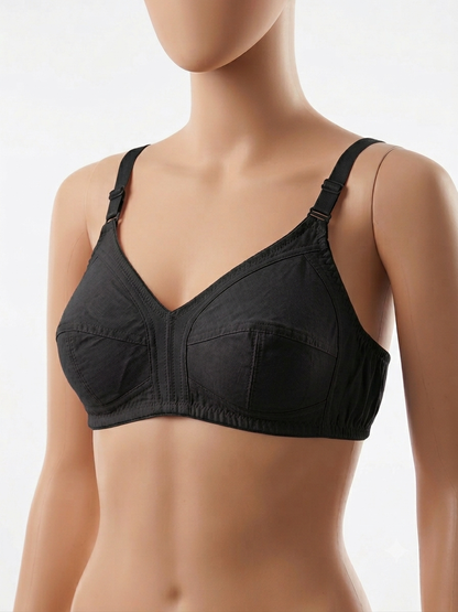 XAYWEAR Premium Cotton Non-Wired Bra – Pack of 5