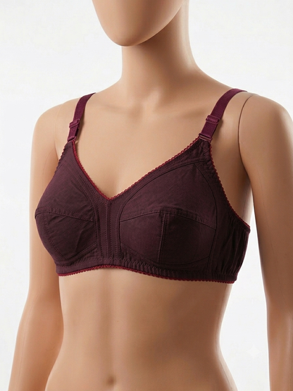 XAYWEAR Premium Cotton Non-Wired Bra – Pack of 5