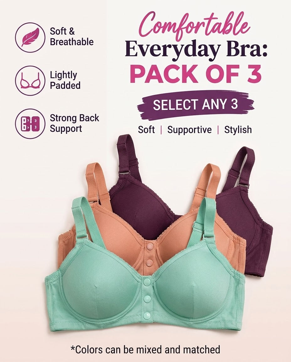 XAYWEAR BRA PACK OF 3
