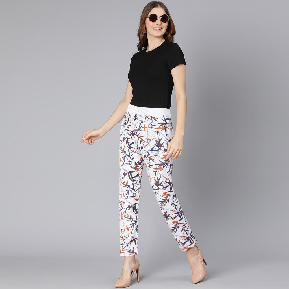 XAYWEAR CA Floral Printed Trouser For Women
