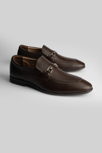 XAYWEAR Men Brown Formal Moccasin