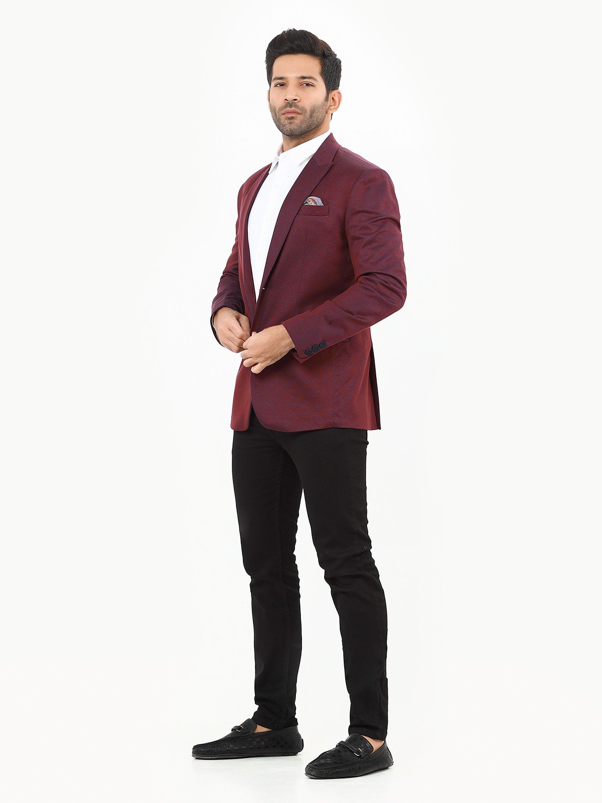 XAYWEAR Dual-Glow Magenta Blazer