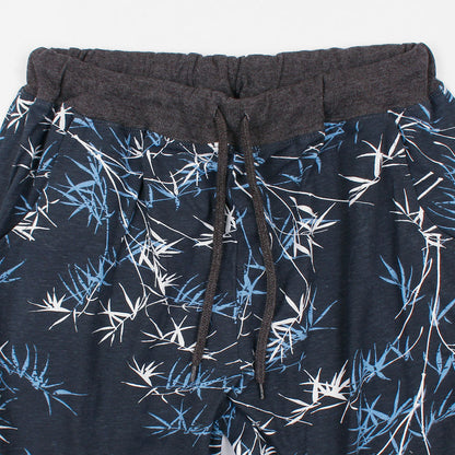 XAYWEAR Navy Floral Printed Trouser For Women
