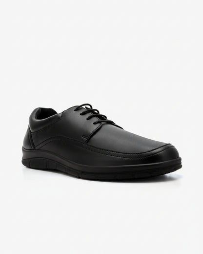 XAYWEAR Men's Lace-Up Black Formal Shoes