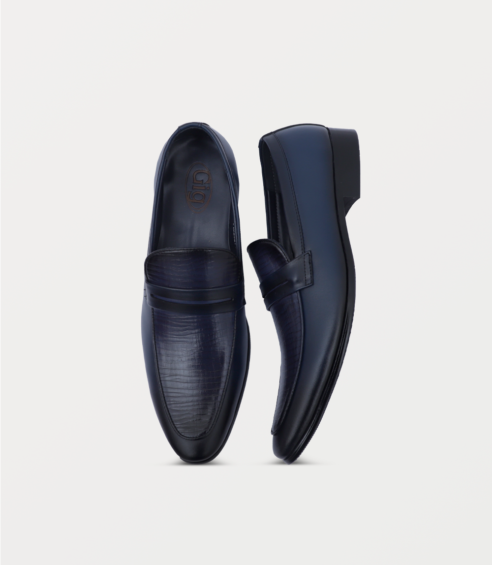 XAYWEAR Men's Slip On-NAVY Formal Shoes