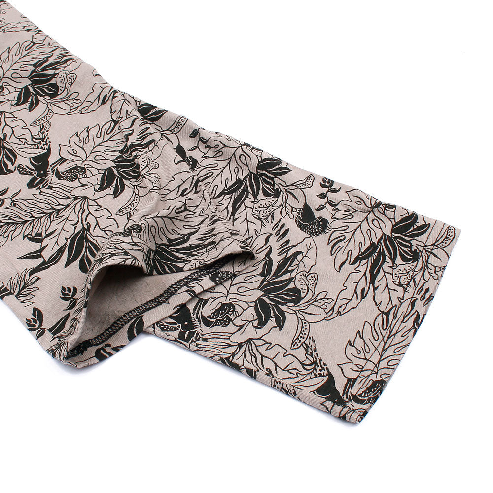 XAYWEAR Women's Dusty Mauve Floral Printed Trouser