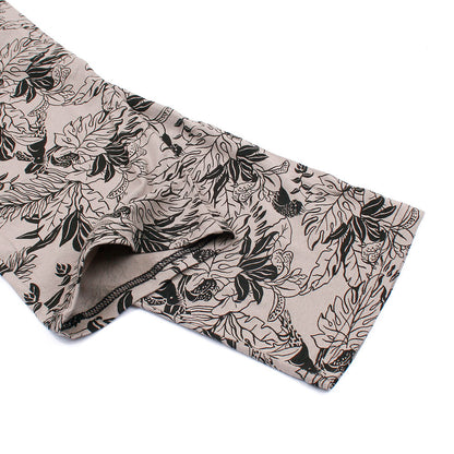 XAYWEAR Women's Dusty Mauve Floral Printed Trouser