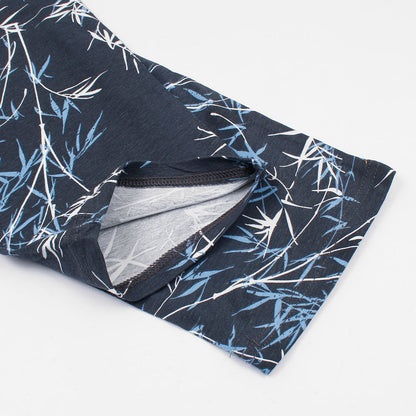 XAYWEAR Navy Floral Printed Trouser For Women
