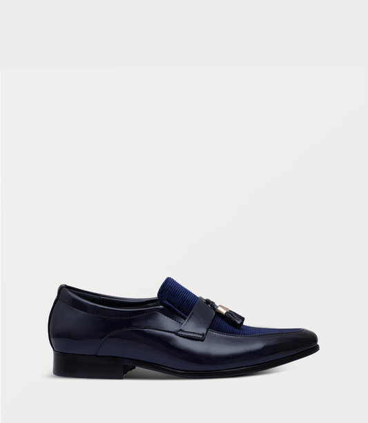 XAYWEAR Men's Luxury Formal Slip On-BLUE