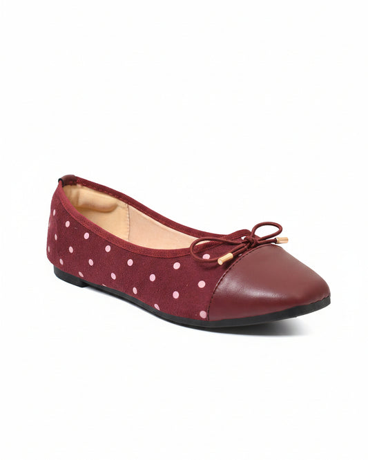 XAYWEAR Women's Red Cherry Casual Pumps