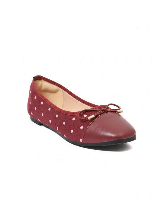 XAYWEAR Women's Red Cherry Casual Pumps
