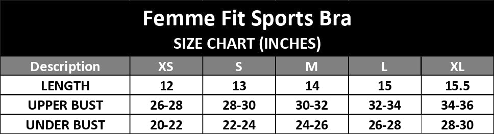 XAYWEAR Femme Fit Sports Bra - Lilac
