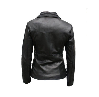 XAYWEAR Zip-Up Faux Leather Jacket Women - XAYWEAR