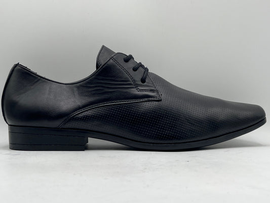 XAYWEAR Preloved - Beckett Textured Synthetic Leather Derby Shoes