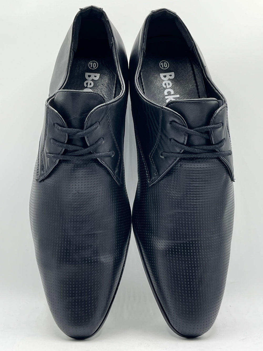 XAYWEAR Preloved - Beckett Textured Synthetic Leather Derby Shoes