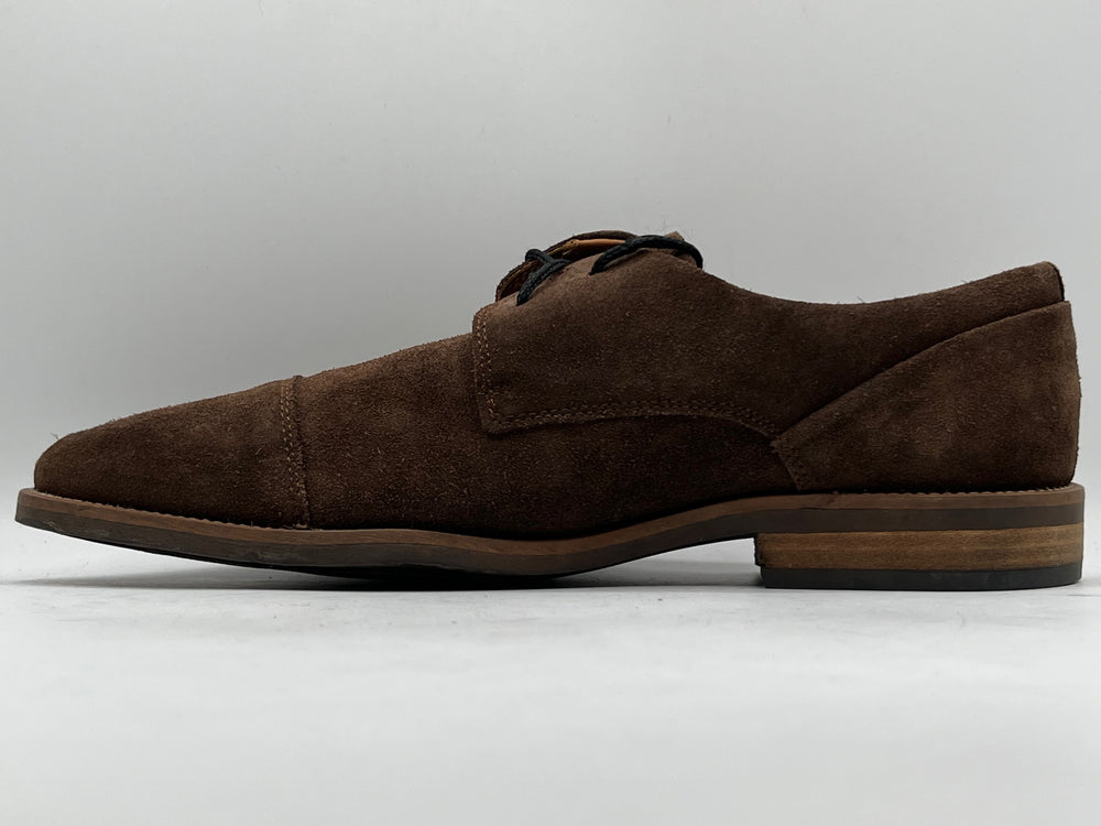XAYWEAR Preloved - Tommy Hilfiger Brown Suede Lace-Up Shoes (Made in Portugal)