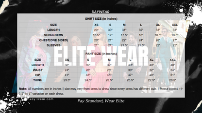 XAYWEAR Women's Rose Stitch Co Ord Set