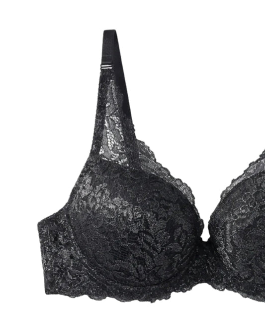 XAYWEAR Padded Bra Set - Raven