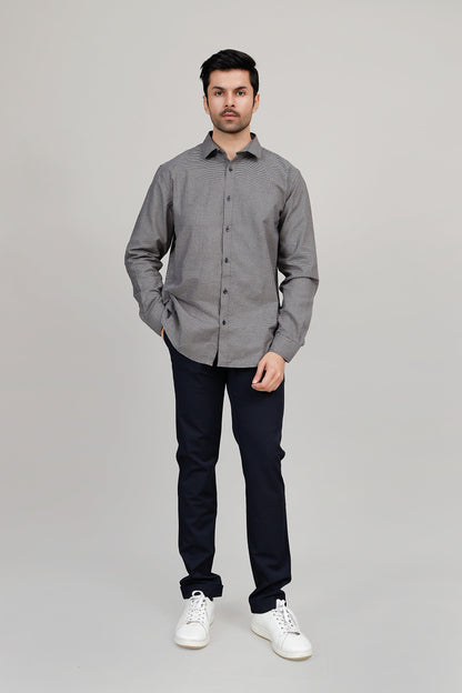 XAYWEAR Grey Casual Shirt