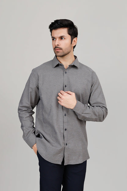 XAYWEAR Grey Casual Shirt