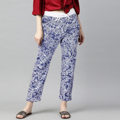XAYWEAR Ambi Printed Trouser For Women