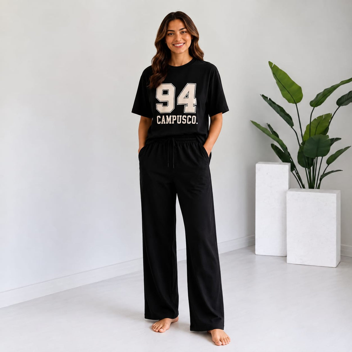 Signature 94 Co-Ord Set Black