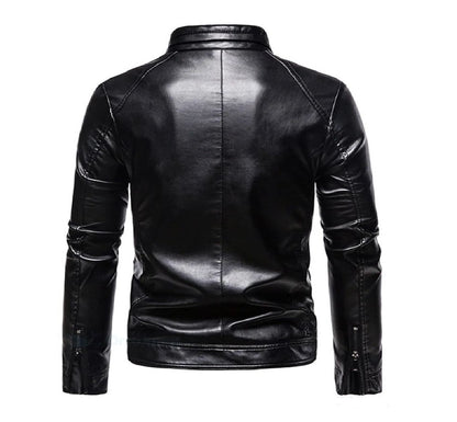 XAYWEAR Slim Fit Leather Jacket for Men - Stylish & Durable