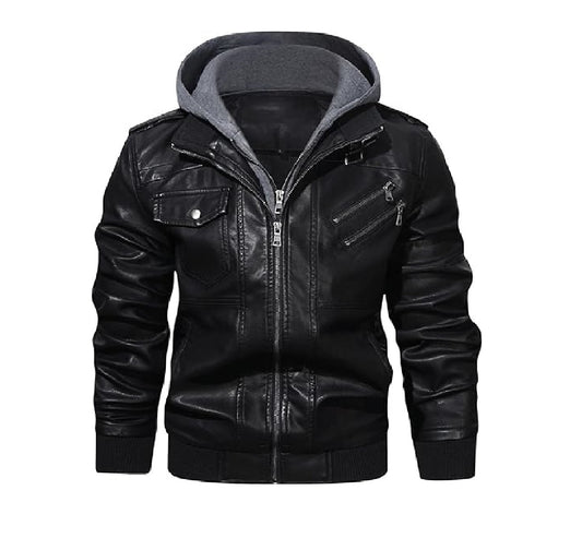 XAYWEAR Hooded Bomber Jacket for Men - Stylish Comfort