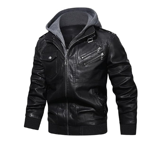 XAYWEAR Hooded Bomber Jacket for Men - Stylish Comfort
