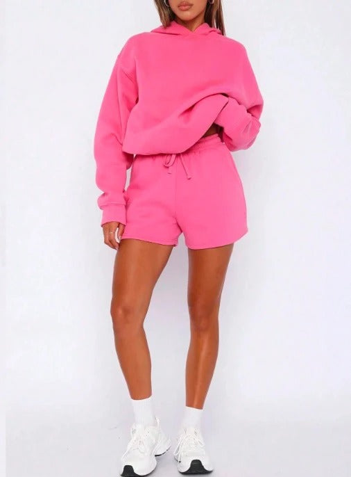 XAYWEAR Hot Pink Loungewear Set for Ultimate Comfort - XAYWEAR